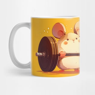 hamster lifting weight Mug